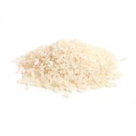 White round-grained rice 