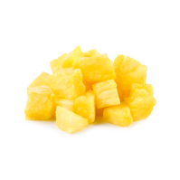 Pineapple core dice natural colour